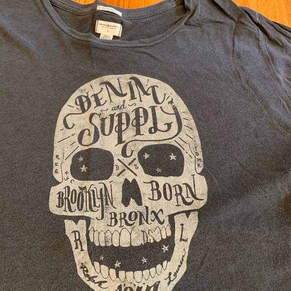 Denim & Supply women’s T-shirt gray size Large - Picture 2 of 3